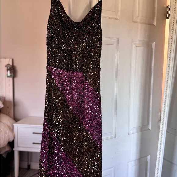 Bl-nk Rossellini violet sequence dress - Picture 11 of 11